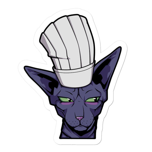 Chef Cat Sticker