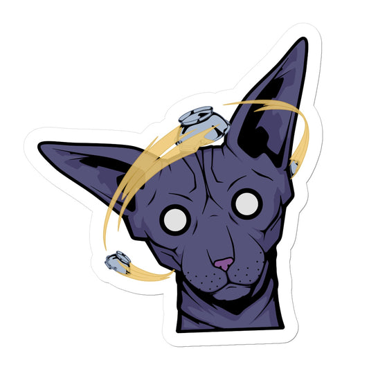 Confused Cat Sticker